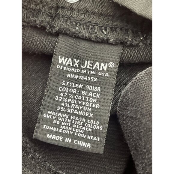 Wax Jean Women Black Stretch Distressed Skinny Jeans Size 9 /29 - Picture 10 of 11